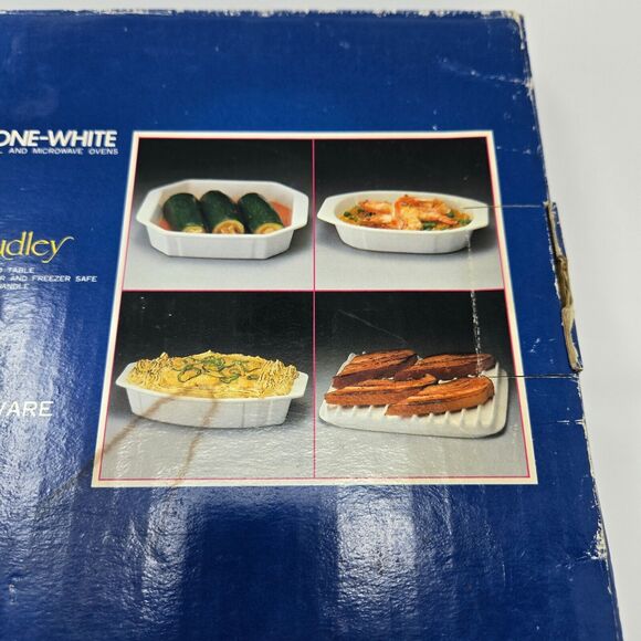 Mr. Dudley Ironstone White Quiche Dish for Microwave‎ Conventional Ovens 8" D - Picture 9 of 9